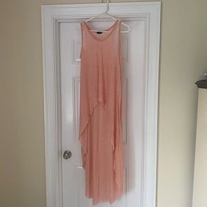 Pink high low tank